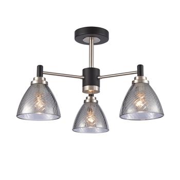 Metro 3 Light Semi-Flush
