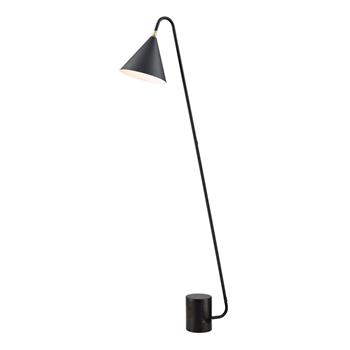 Paisley Marble Base Slanted Floor Lamp