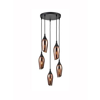 Taper 5 Light Ceiling Cluster Pendants