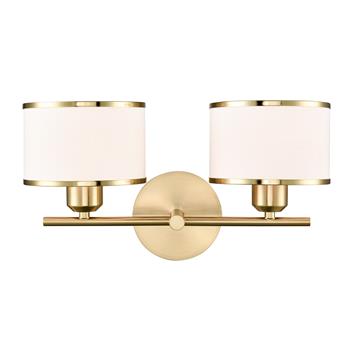 Polaris Textured Drum Shade Double Wall Light 