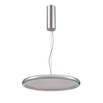 Roswell Medium LED Polished Nickel Dimmable Pendant Fitting PCH483