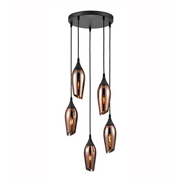 Taper 5 Light Ceiling Cluster Pendants