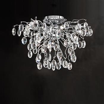 Wisteria LED Crystal Semi-Flush FL2326/8