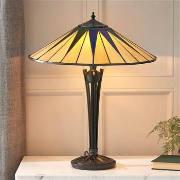Dark Star Tiffany Table Lamp 64045