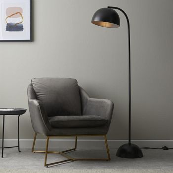Betula Black Floor Reading Lamp Betula-1BFL