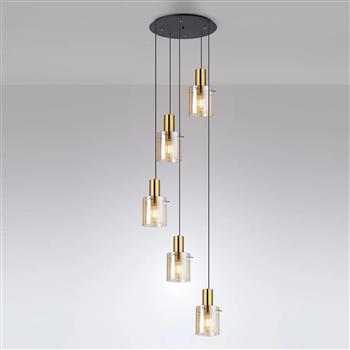 Akron 5 Light Cluster Pendant