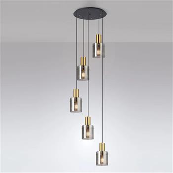 Akron 5 Light Cluster Pendant