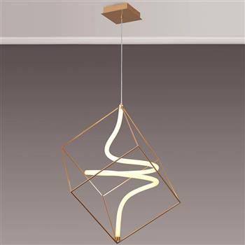 Ambrose LED Spiral Large Ceiling Pendant