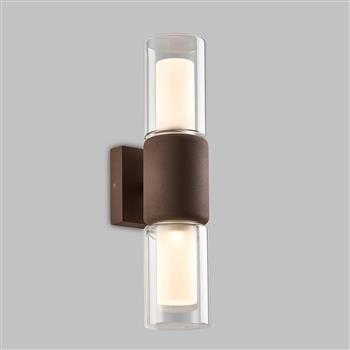 Ballston Small Double Outdoor IP65 Wall Light