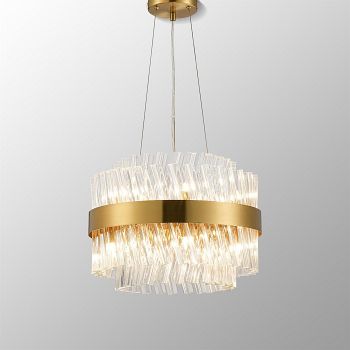 Boise Ten Light Pendant Clear Glass