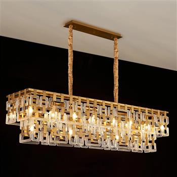 Hadrian 20 Light Linear Pendant
