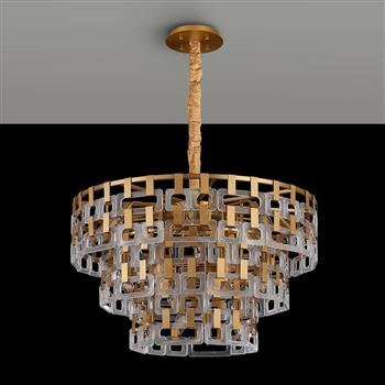 Hadrian 20 Light Tiered Pendant