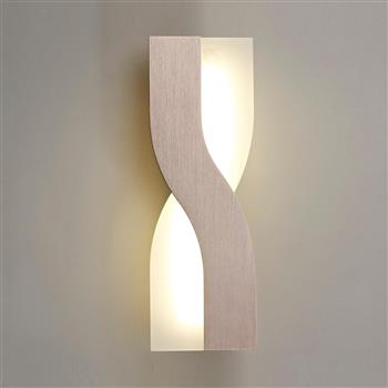 Michigan Brushed Brown LED Wall Light LT30040