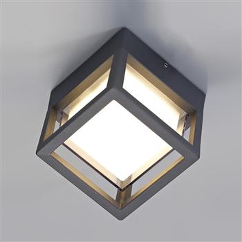 Stamford Square LED Outdoor Wall or Ceiling Light LT30170