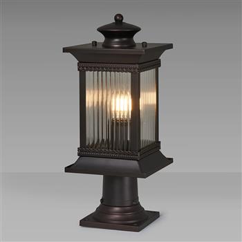 Tawny Oil Rubbed Brass Outdoor IP54 Post Lamp 369644