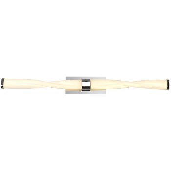 Odessa Double IP44 Bathroom Chrome LED Wall Light LT30352