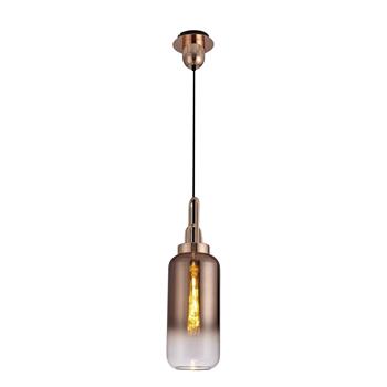 Yeadon Faded Cylinder Glass Single Pendant Fitting