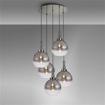 Yeadon Five Light Globe Cluster Pendant Fitting