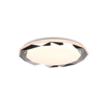 Ando RGBW LED Chrome Flush Ceiling Light R65101006