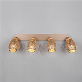 Bidar Four Light Ceiling Spots