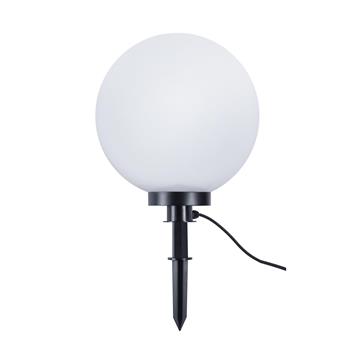 Bolo Black And White Large IP44 Outdoor Globe Spike Light R57044001