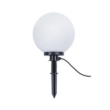Bolo Medium IP44 Black And White Outdoor Globe Spike Light R57043001