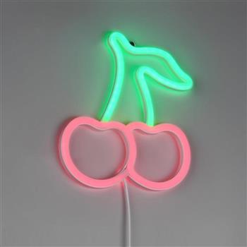Cerise Cherry Transparent USB-C Plug In LED Light Up Wall Sign R23701100