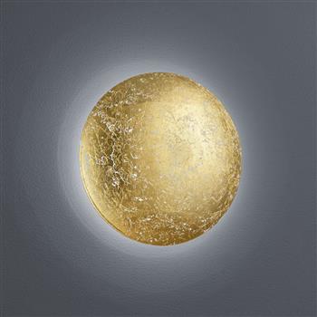 Chiros Gold Leaf Effect LED Wall Light 224110179