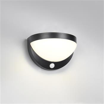 Cobre LED Black And White Solar And USB Chargeable Sensor Outdoor Wall Light R24716132