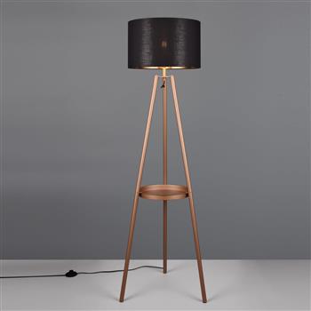 Colette Large Drum Shade Tripod Floor Lamp