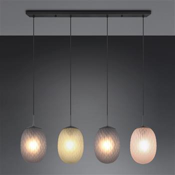 Facette Multicoloured Four Light Ceiling Pendant 364200417