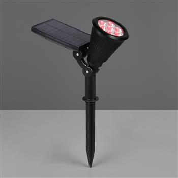 Festival IP44 Black LED Outdoor RGB Solar Spike Light R84756232