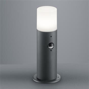 Hoosic IP44 Anthracite PIR Outdoor Small Post Lamp 522260142
