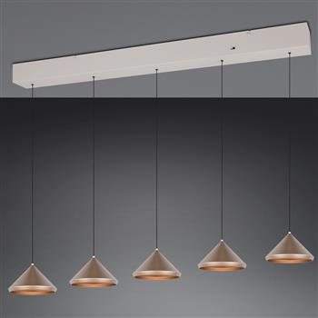 Laguna 5-Light Rise and Fall CCT LED Pendant