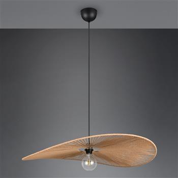 Laurine 780mm Brown And Black Ceiling Pendant R36161926