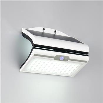 Macapa IP44 Outdoor PIR White Solar Wall Light R23066101