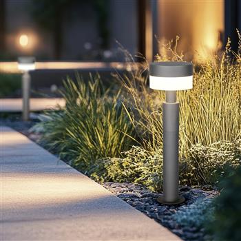 Mackenzie IP54 500mm Anthracite LED Outdoor Post Lamp 530561142