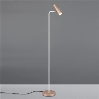 Marley Coffee And White Floor Lamp 412400165