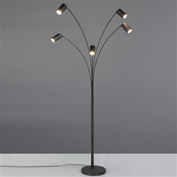 Marley Matt Black Large Floor Lamp 412400532