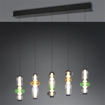 Minerva Multicolour 5-Light CCT LED Bar Pendant 334310517