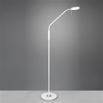 Monza Matt White LED Reading Floor Lamp 423310131