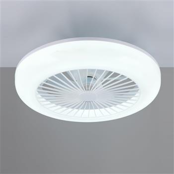 Mora LED CCT White Flush 3 Speed Ceiling Fan Light R64032101