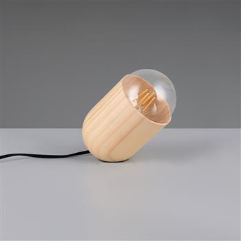 Nara Dome Shaped And Matt Black Cable Table Lamp