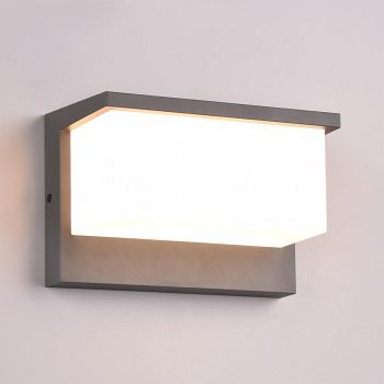 Nestos IP54 Outdoor LED Anthracite Wall Light 240960142