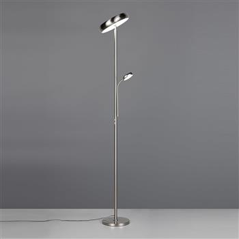Palermo Matt Nickel LED Dimmable Floor Lamp R45741107