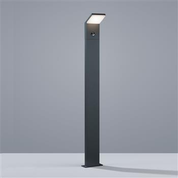 Pearl LED IP54 Medium Height Anthracite PIR Outdoor Post 421169142
