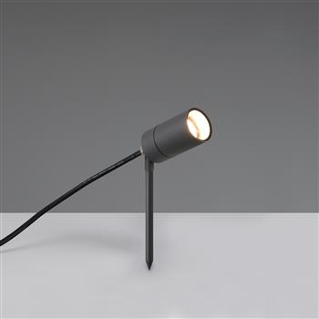 Purus Anthracite Diecast Aluminium IP65 Outdoor Garden Spike Light R86871042