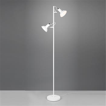 Roxie Dual Head Adjustable Floor Lamp