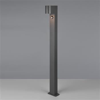 Roya IP44 Anthracite PIR Outdoor Tall Post Light 414260142