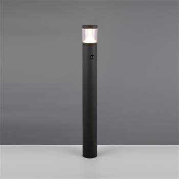 Tagus IP54 Coastal LED Tall Dusk To Dawn Anthracite Outdoor Post Light 438569142
